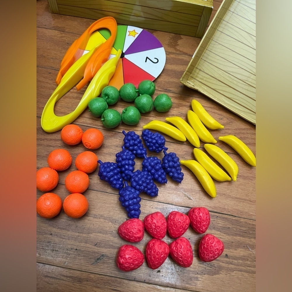 Avalanche Fruit Stand Game Learning Resources Ages 3+ Colors Dexterity  - Read